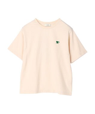 earth music&ecology レトロ喫茶プリントＴｅｅ Cream