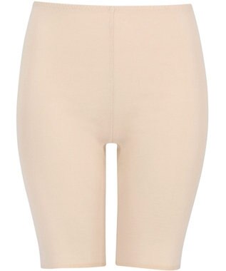 Wing インナーボトム 綿100％ 抗菌防臭(身生地) フラット仕上げ(裾) 【綿100％ ひびきにくいタイプ】 3分丈 オーバーパンツ 春 夏 ER1375 ウイング／ワコール ベージュ