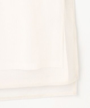 ANY SIS L 【貴島明日香さんコラボ】チュールレイニャード猫 Tシャツ アイボリー×フォト