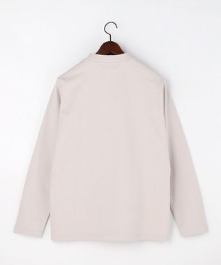 JOSEPH ABBOUD 【JAPANファブリック・日本縫製・なめらか】ミニ裏毛 カットソー ライトグレー系