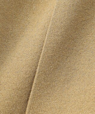 uncrave 【手洗い可】ドライタッチ ニット プリーツ スカート（uncrave WHITE） サンドベージュ×ゴールド