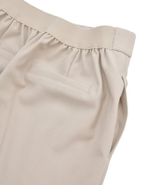 Green Parks あったか裏起毛きれいシルエットパンツ Light Beige