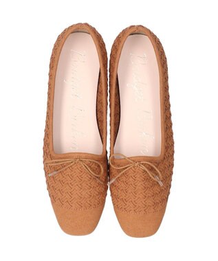 Bridget Birkin 【Bridget Birkin】メッシュリボンモカシン キャメルスウェード