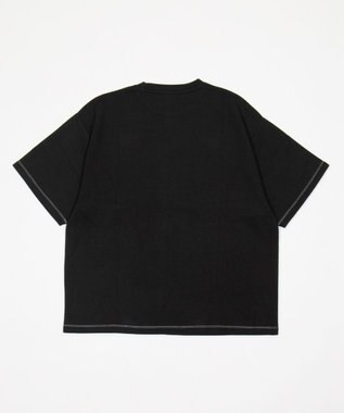 WEGO 【機能T】カラーステッチワンポイントT（SS） ブラック