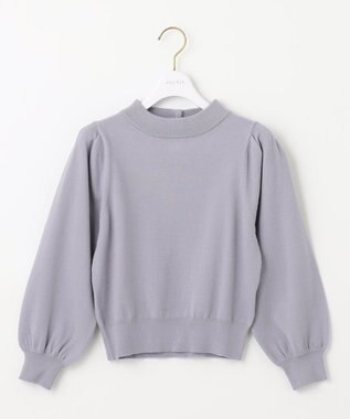 ANY SIS S 【低身長企画】バックパール調ポイント ニット ラベンダー