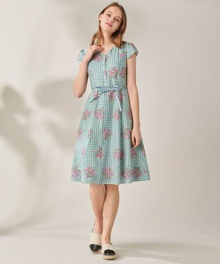 TOCCA 【洗える】MUGET ドレス サックスブルー系7