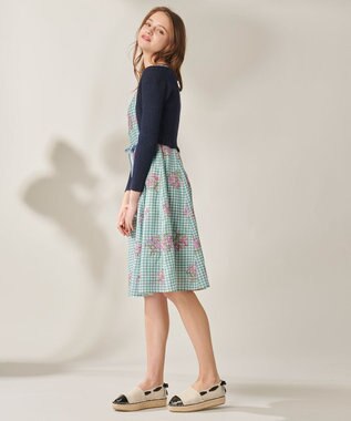 TOCCA 【洗える】MUGET ドレス サックスブルー系7