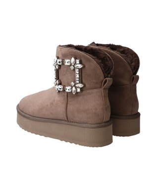 Bridget Birkin 【Bridget Birkin】バックルビジュームートンブーツ グレースウェード