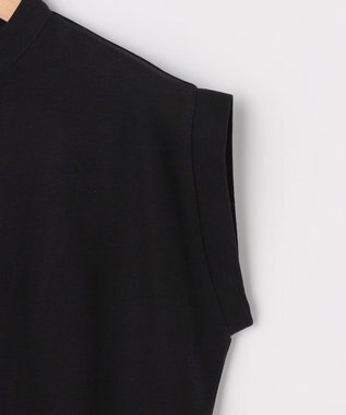 組曲 S 【先行予約】ツイルジャージーペプラム カットソー ブラック系