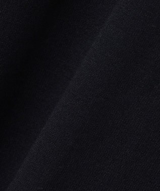 23区 L 【好評につきカラー追加】ヴィスコースストレッチ リブ袖 ワンピース ネイビー