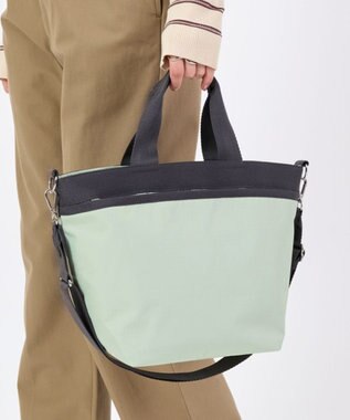 LeSportsac BUCKET TOTE/フロスティグリーン/サンダー フロスティグリーン/サンダー