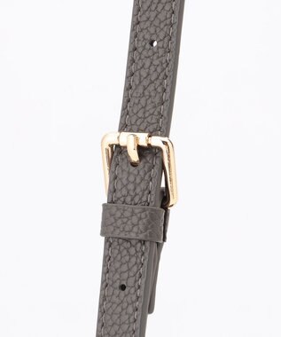 LA BAGAGERIE ソフトシュリンク2WAYハンドバッグ small ダークグレー