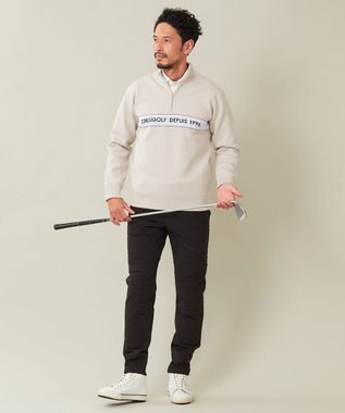 23区GOLF 冬の最強防寒アイテム【MEN】キルティングパンツ ブラック系