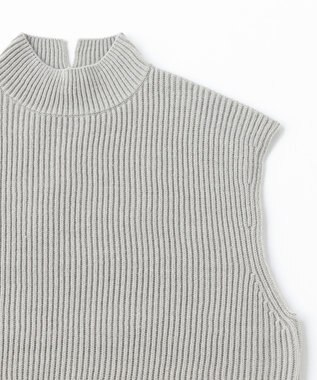 UNFILO 畔ニットベスト グレー
