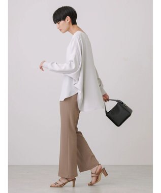 AMERICAN HOLIC イージーケアドルマンとろみブラウス Light Gray