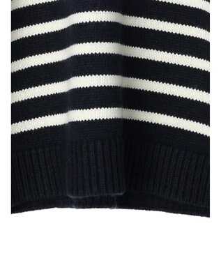 CRAFT STANDARD BOUTIQUE ケーブル×ボーダードッキングプルオーバー Border Navy