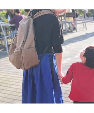 UNBILLION カシュカシュ cachecache / 【WEB限定】ユニセックスで使えるシンプル好きさんのための11ポケットリュック キャメル