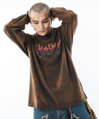 WEGO 【ユニセックス着用ITEM】フレイムグラフィックBIGT（LS）