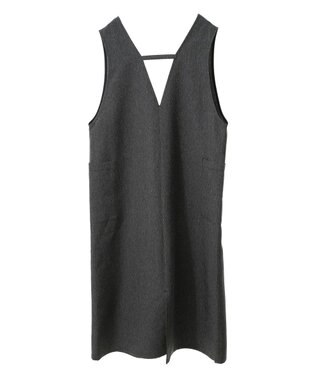 Green Parks 前後２ＷＡＹハーフＺＩＰジャンパースカート Black Indigo