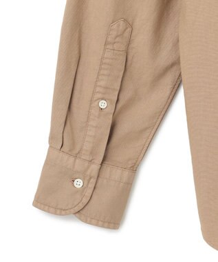 J.PRESS MEN 【大人気バックブル】バンドカラー オックスフォードガーメントダイシャツ ベージュ系