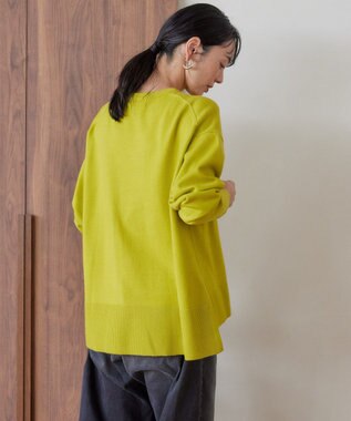 AMERICAN HOLIC バイパチサイドスリットニットプルオーバー Yellow