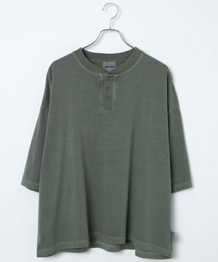 WEGO 【ユニセックス着用ITEM】HENRYNECK　T カーキ