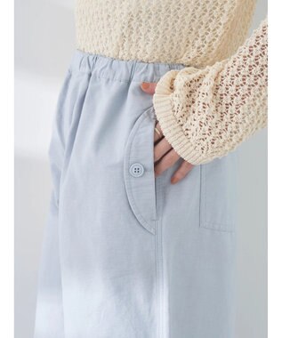 earth music&ecology バルーンシルエットパンツ Light Gray