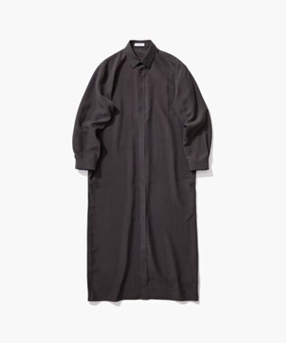 ATON SILK SUEDE | ボタンダウンシャツドレス