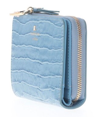 LANVIN en Bleu マゼンダ Lファスナー二つ折り財布 ブルー