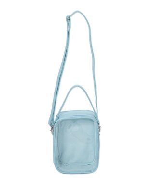 WEGO 【痛バ＆推し活】ダブルフェイスマルチWAYぬいポーチ サックス