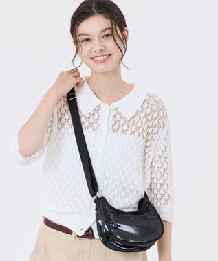 LeSportsac MINI HOBO CROSSBODY/ブラックシャイン ブラックシャイン