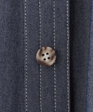 ANY SIS L 【洗える】ライトデニムライクシャンブレー スカート シャンブレー