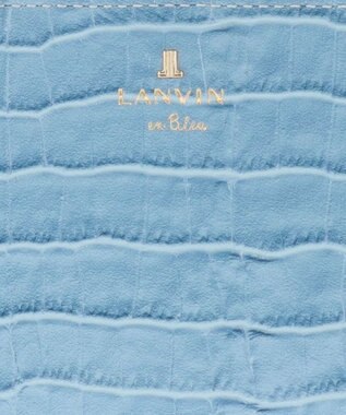 LANVIN en Bleu マゼンダ Lファスナー二つ折り財布 ブルー