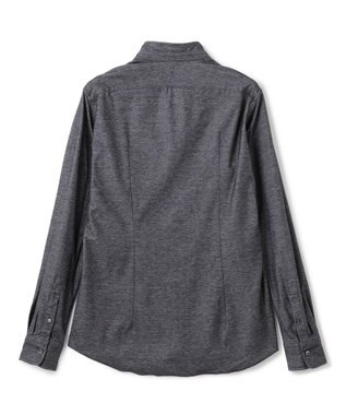 JOSEPH HOMME ツイルネルジャージー　ウイングカラーシャツ グレー系