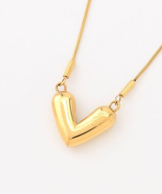 自由区 ハートモチーフ ネックレス ゴールド