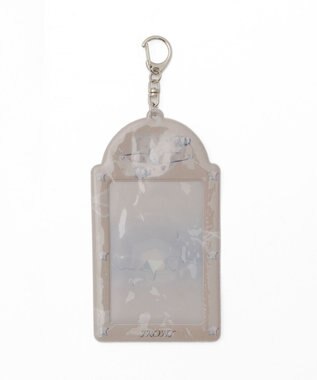 WEGO 【痛バ＆推し活グッズ】ラメクリアカラーモチーフカードホルダーキーホルダー ライトベージュ