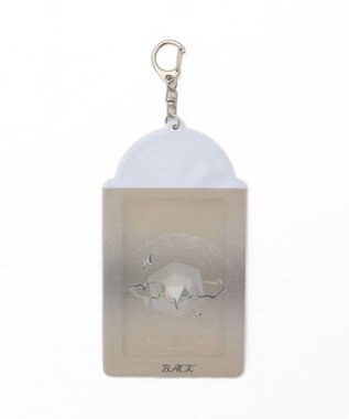 WEGO 【痛バ＆推し活グッズ】ラメクリアカラーモチーフカードホルダーキーホルダー ライトベージュ