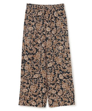 UNFILO 【ウエストゴム】プリント イージーパンツ ペイズリー