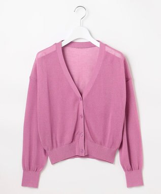 Feroux シアーニット カーディガン ライラック系