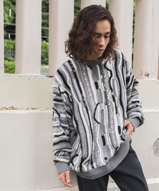 WEGO 3Dニットプルオーバー ホワイト