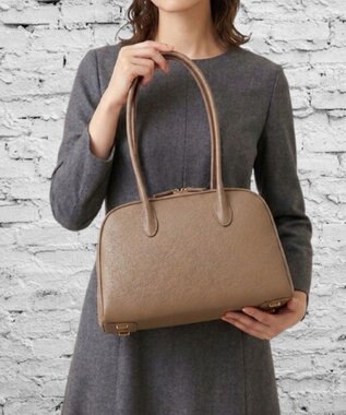 style code 【SNSで話題商品】本革ロングハンドルボストン　軽量　B5対応