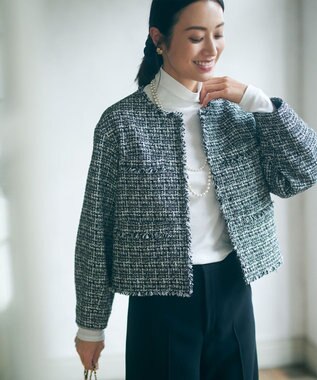 23区 【VERYコラボ】シュシュ&ブローチ2点セット ネイビー系