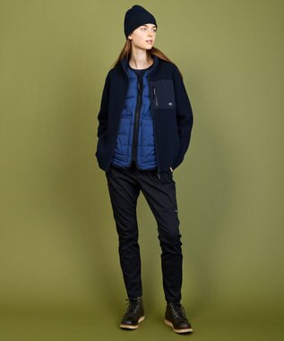 JOSEPH ABBOUD MOUNTAIN 【2WAYストレッチ/リバーシブル/撥水/軽量】 リバーシブル ダウン ベスト ダルブルー系