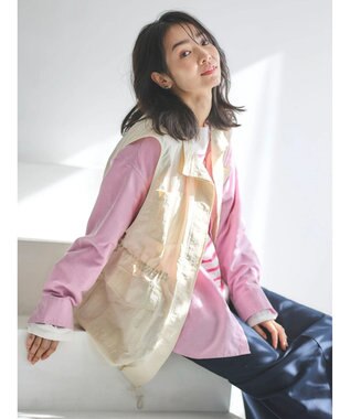 Green Parks オックス先染めシャツ Pink