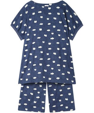 tsumori chisato SLEEP ツモリチサト パジャマ 綿100%(本体) 楊柳素材 4分袖 6分丈 レディース UDT119 /ワコール