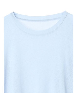 Green Parks 袖チュールドッキングプルオーバー Sax