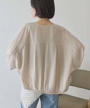 AMERICAN HOLIC Vネックドルマンブルゾン Light Beige