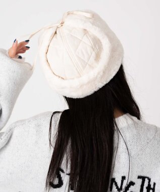 WEGO 【ユニセックス着用ITEM】フライトキャップ オフホワイト