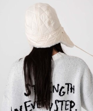 WEGO 【ユニセックス着用ITEM】フライトキャップ オフホワイト