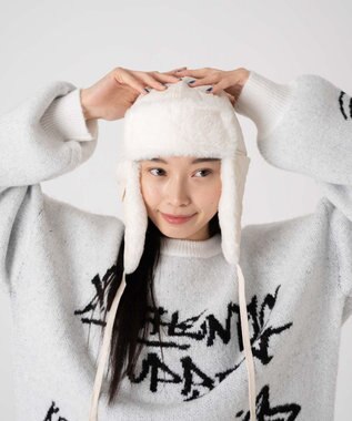 WEGO 【ユニセックス着用ITEM】フライトキャップ オフホワイト